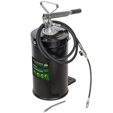 Нагнетатель смазки ручной 16 кг, гибкий/жесткий наконечники RockForce RF-07065