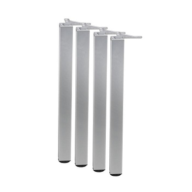 Опора меб. квадратная 60*60 h710, хром (1компл=4шт) AKS 54993