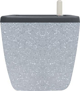 Горшок с автополивом InGreen Munchen 5л с внутренней вставкой 2,2л, квадратный, св.камен Пластик Репаблик IG622711025