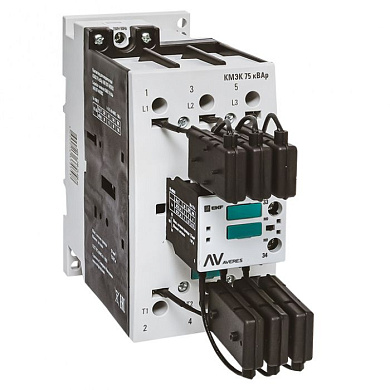Контактор для конденсатора КМЭК 75 кВАр 230В 1NО EKF AVERES ctrk-s-108-75-230-av