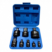 Набор ударных адаптеров для головок 1/4" - 1" 8 пр CrMo H-D HD-10645
