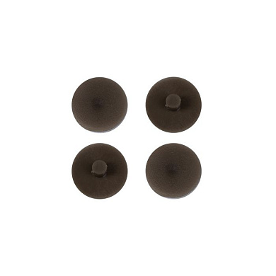 Заглушка пластик к эксцентрику венге (38) (упак.-1тыс.шт.) PL 13271