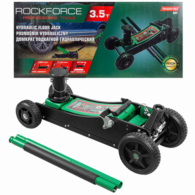 Домкрат подкатной гидравлический 3.5 т, 155-710 мм RockForce RF-T830018Z MT