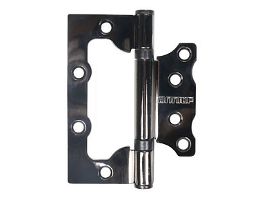 Петля накладная без врезки АЛЛЮР 100х75 2BB BN БЛИСТЕР 2,5мм черн.никель 2 шт УЗК 12162