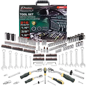 Набор инструментов 216 пр 1/4''&3/8''&1/2'', 6-гр&12-гр RockForce RF-38841 Premium