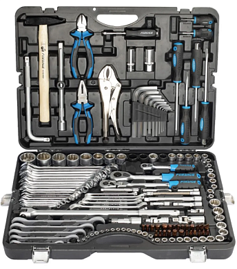 Набор инструментов 142+6пр. 1/4''&3/8''&1/2'' 6-гр&12-гр Forsage F-41421-5 Premium