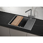 Мойка кварцевая, прямоугольная, GR-6202 Estetica, 620*500мм, графит, Granula 108170
