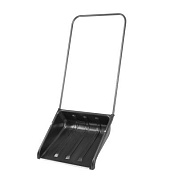 Движок для уборки снега пластиковый, 570 х 470 х 1300 мм, стальная рукоятка, Сибртех 615925