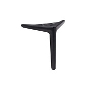 Опора меб. мет. WINDSOR h180 угловая черный AKS 90913