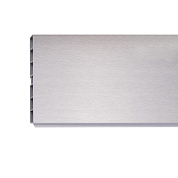 Цоколь мебельный ПВХ h=100, инокс L=3000мм, (1208) THERMOPLAST 50445