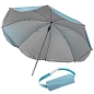 Шезлонг складной с зонтиком, с подлокотниками WMC TOOLS WMC-FG-HY-8009Z(Blue)
