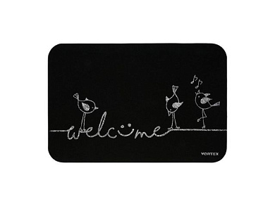 Коврик придверный "Welcome", птицы 40х60 см ВОРТЕКС 24401