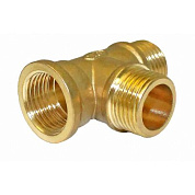 Разветвитель Т-образный, внутр. резьба/наруж. резьба 1/2" HOREX S25 1/2НРхНРхВР