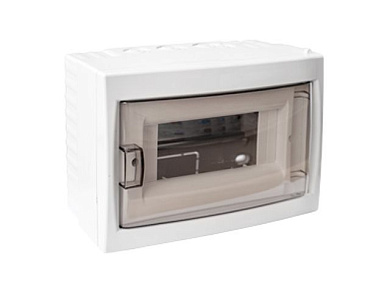 Бокс пласт. 8 модулей наружный с крышкой IP 20, (212х147,7х104 мм) Bylectrica КНО-8Д