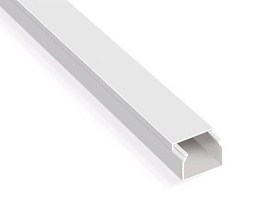 Кабель-канал 40х40 белый, 2 м LEIDEN ELECTRIC 809035