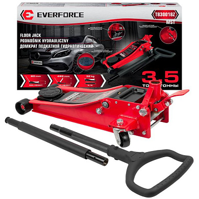 Домкрат подкатной гидравлический 3.5 т, 80-495 мм EVERFORCE EF-T830018Z MST