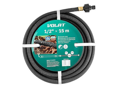 Шланг поливочный сочащийся 1/2" 15 м ВОЛАТ 54012-15