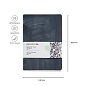 Блокнот Miquelrius "Stone Paper Black", А5, 50 листов, нелинованный, черный