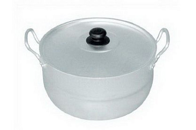 Кастрюля 6 л, 2 металлические ручки, металлическая крышка Алкоа 1060