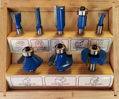 Набор фрез 8*8 A, в чемодане Диолд 8*8 A (90101011)