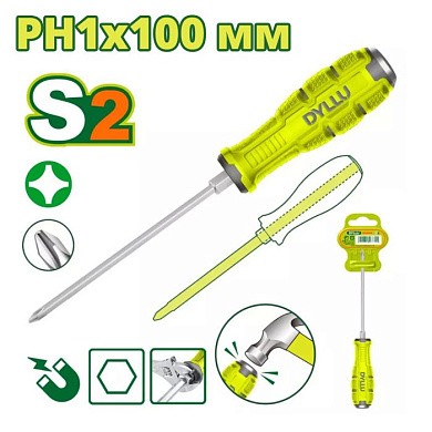 Oтвертка крестовая PH1x100 мм ударная DYLLU DTQJ2214