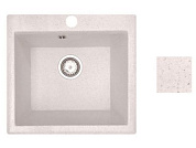 Мойка кухонная из искусственного камня SOLO песочный 500х460 мм, AV Engineering AV500460SSNA