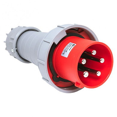 Вилка переносная 0452 3Р+РЕ+N 125А 380В IP67 EKF PROxima ps-0452-125-380