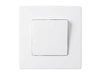 Выключатель 1 клав. промежуточный (скрытый, 10А) белый, Мастер, Bylectrica С6/210-2063