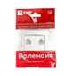 Валенсия лицевая панель розетки RJ-45 2-местная сталь EKF PROxima ESK02-L-035-30