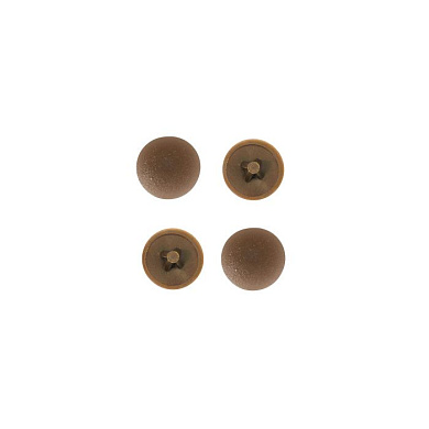 Заглушка пластик d10 орех темный (13) (упак.-0,2тыс.шт.) PL 75134