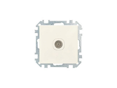 Розетка 1-ая телевизионная (скрытая) бежевая, Стиль, Bylectrica ТР-043беж