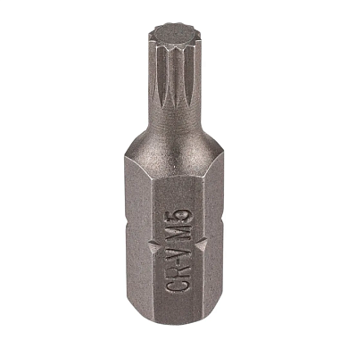 Бита SPLINE 12-гранная M5, 30 мм 5/16'' RockForce RF-1583005