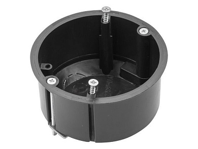 Коробка установочная, подрозетник, 73х45мм, мет.лапки IP20, для полых стен, Юпитер JP7121-02