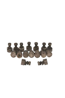 Набор фрез круглых (16 шт) 12 мм универсальных для машин мозаично-шлифовальных GM TOR 1024117