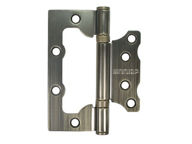 Петля накладная без врезки АЛЛЮР 100х75 2BB MAB БЛИСТЕР 2,5мм мат.бронза 2 шт, УЗК 12158