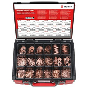 Набор медных колец, 1350 шт, DIN 7603 WÜRTH 5964046000