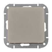 Выключатель 1 клав. (cкрытый 10А) песочный Astrum Bylectrica С1 10-3501 песочн