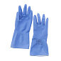 Перчатки латексные HQ Profiline, р-р L, с х/б покрытием, синий