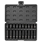 Набор ударных коротких и глубоких головок 10-19 мм 1/2'' 6-гр 20 пр Forsage F-4201-BV30