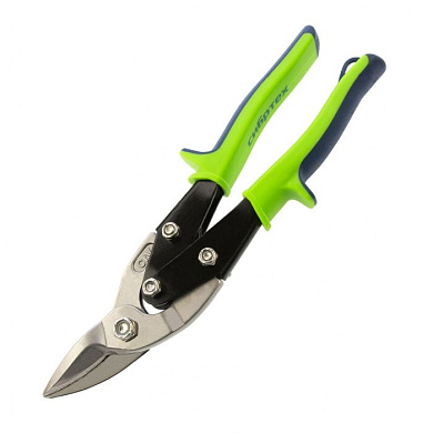 Ножницы по металлу, 250 мм, правый рез, сталь С55, двухкомпонентные рукоятки СИБРТЕХ 78337