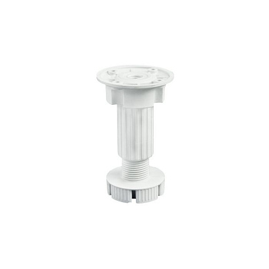 Опора кухонная пласт. h100 трехсоставная, белый (1уп=250шт) AKS 69055