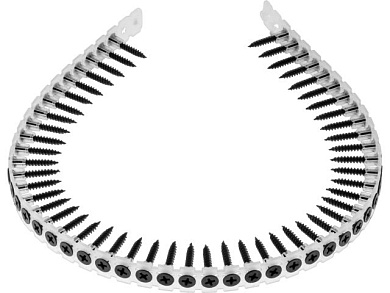 Саморез 3.5х25 мм для монтажа ГКЛ к металлу, в ленте 1000 шт в карт. уп. Starfix SM-95025-1000