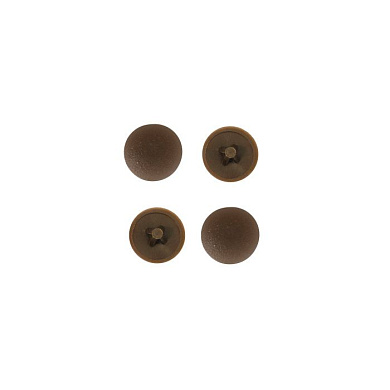 Заглушка пластик к шурупам орех тёмный (13) (упак.-1тыс.шт.) PL 12900