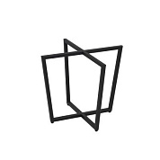 Подстолье mini INGRID-1 h432, черный AKS 81840