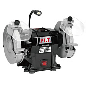 Станок точильный электрич., 300 Вт, 2950 об/мин, Ø150х12.7х20 мм, LED, пылезащита PIT PBG150-C2