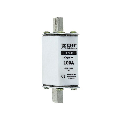 Плавкая вставка ППН-33 160/ 40А габарит 0 EKF fus-33-0/160/40