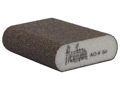 Губка абразивная 98х69х26мм Р60 Round Block Flexifoam 66952