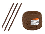 Ретро провод "Эко" 2х1,5 витой коричневый (50м) TDM SQ2801-0121