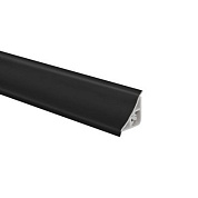 Плинтус ПВХ для столешницы черный глянец, M 057, 1шт=3м.п., AKS 126831