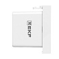 Розетка USB A+C, 2,1А, 2 гнезда, без индикатора, белая EKF E2MR2-21USB-10-AC